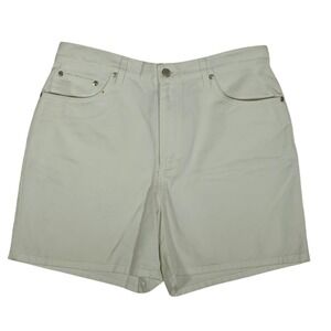 Covington Womens 12 White Cotton Twill Chino Shorts 5 Pocket 4.5 Inseam‎